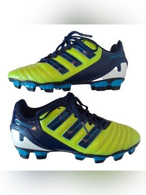 RARE Adidas AdiPower Predator TRX FG Soccer Cleats Great Used Size 2.5 Youth